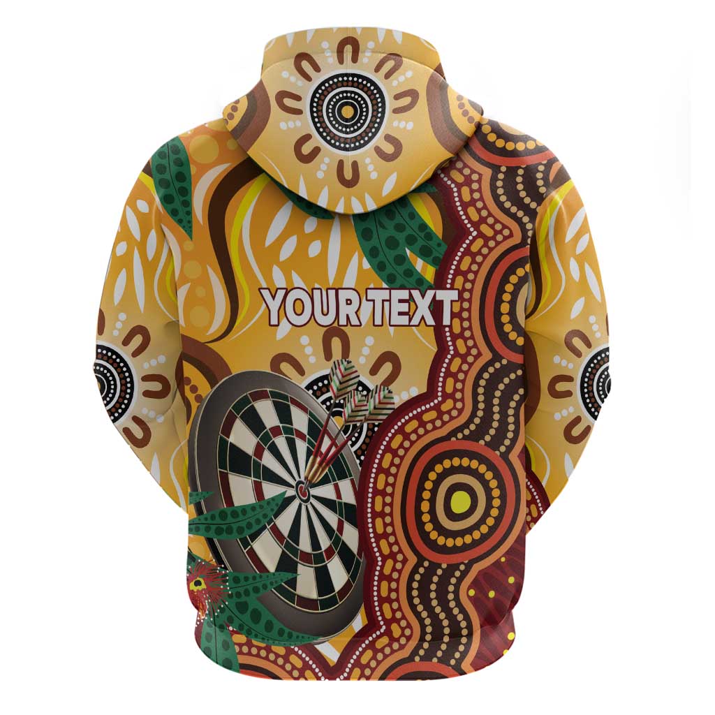 Darts Australia NAIDOC Week 2026 Personalised Hoodie 50 Years Deadly Eucalyptus Indigenous Art