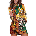 Darts Australia NAIDOC Week 2026 Personalised Hoodie Dress 50 Years Deadly Eucalyptus Indigenous Art
