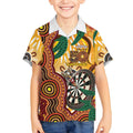 Darts Australia NAIDOC Week 2026 Personalised Kid Hawaiian Shirt 50 Years Deadly Eucalyptus Indigenous Art