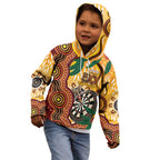 Darts Australia NAIDOC Week 2026 Personalised Kid Hoodie 50 Years Deadly Eucalyptus Indigenous Art
