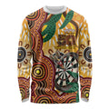 Darts Australia NAIDOC Week 2026 Personalised Long Sleeve Shirt 50 Years Deadly Eucalyptus Indigenous Art