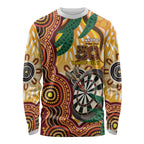 Darts Australia NAIDOC Week 2026 Personalised Long Sleeve Shirt 50 Years Deadly Eucalyptus Indigenous Art