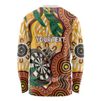 Darts Australia NAIDOC Week 2026 Personalised Long Sleeve Shirt 50 Years Deadly Eucalyptus Indigenous Art