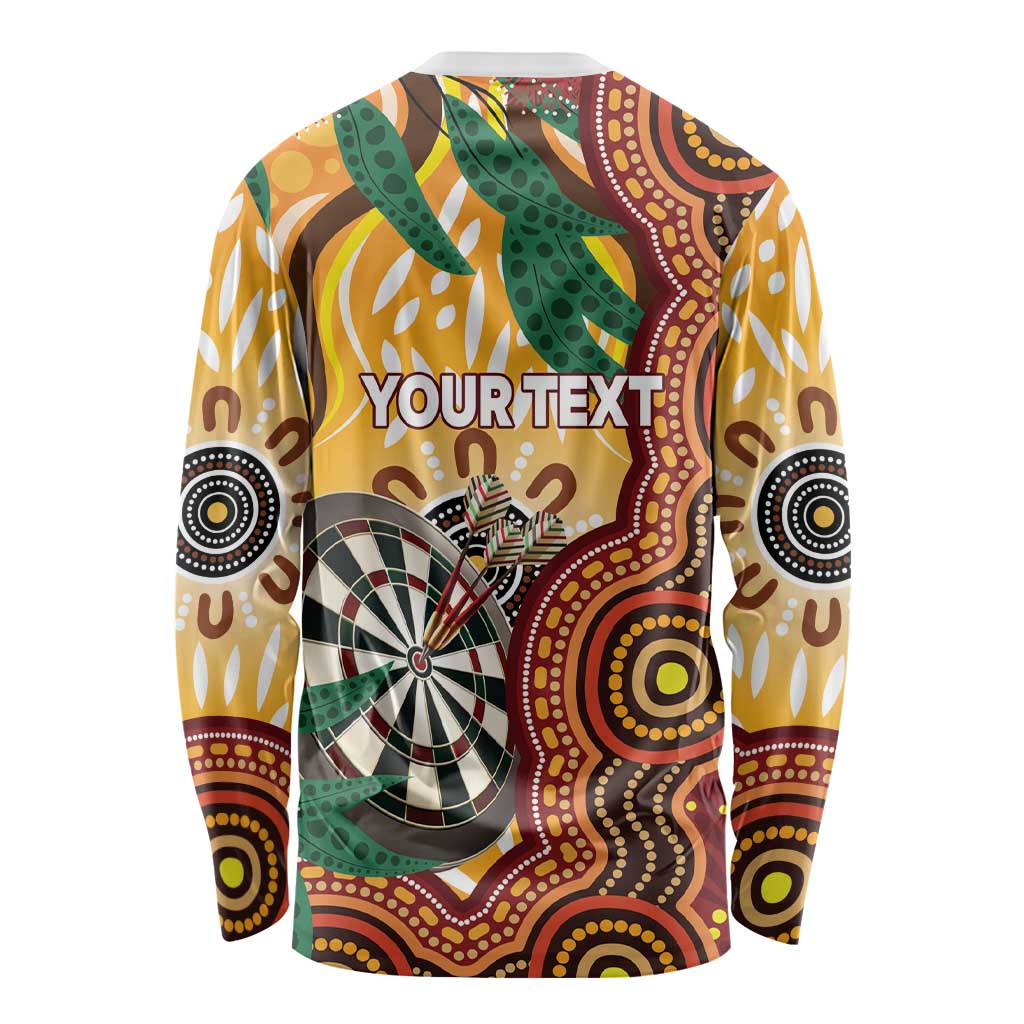 Darts Australia NAIDOC Week 2026 Personalised Long Sleeve Shirt 50 Years Deadly Eucalyptus Indigenous Art