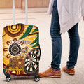 Darts Australia NAIDOC Week 2026 Personalised Luggage Cover 50 Years Deadly Eucalyptus Indigenous Art