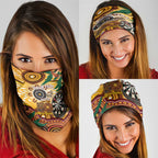 Darts Australia NAIDOC Week 2026 Personalised Neck Gaiter 50 Years Deadly Eucalyptus Indigenous Art