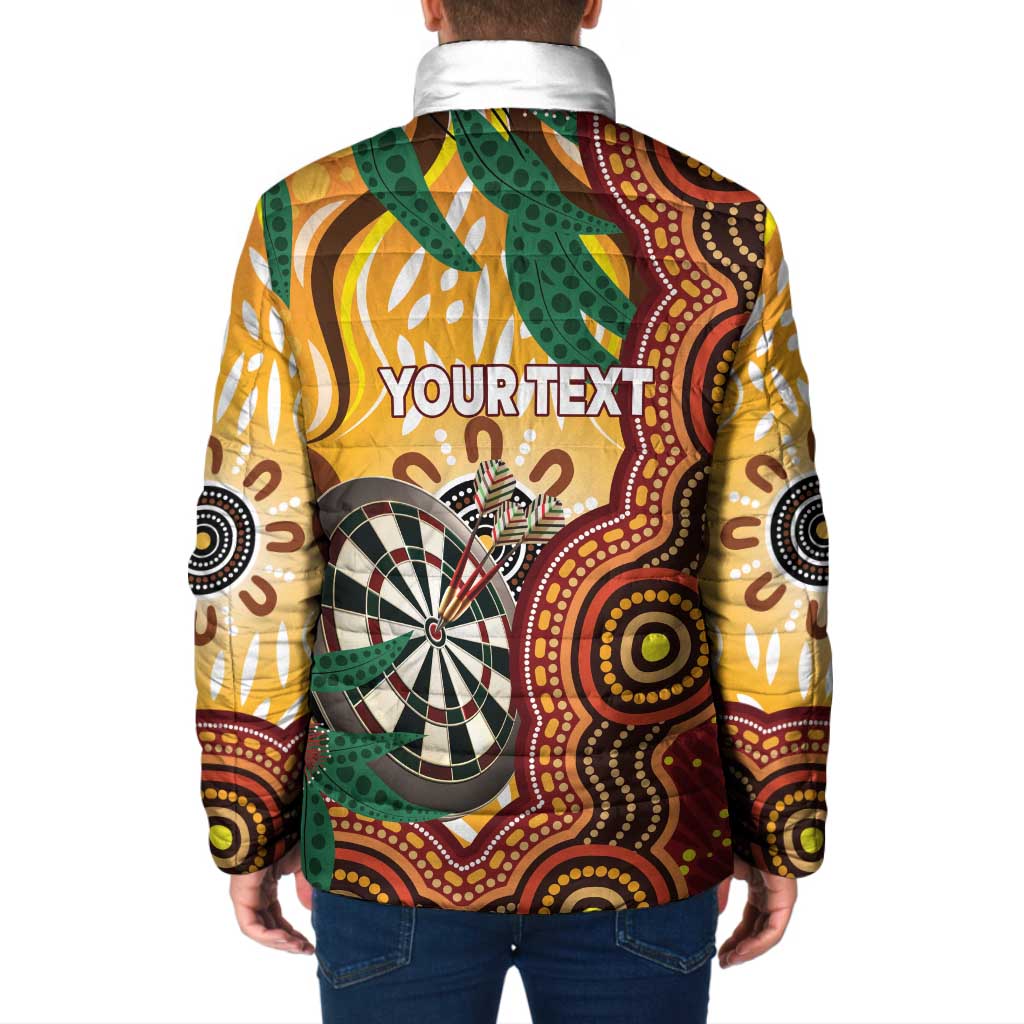 Darts Australia NAIDOC Week 2026 Personalised Padded Jacket 50 Years Deadly Eucalyptus Indigenous Art