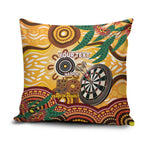 Darts Australia NAIDOC Week 2026 Personalised Pillow Cover 50 Years Deadly Eucalyptus Indigenous Art