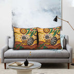 Darts Australia NAIDOC Week 2026 Personalised Pillow Cover 50 Years Deadly Eucalyptus Indigenous Art