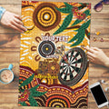 Darts Australia NAIDOC Week 2026 Personalised Puzzle 50 Years Deadly Eucalyptus Indigenous Art
