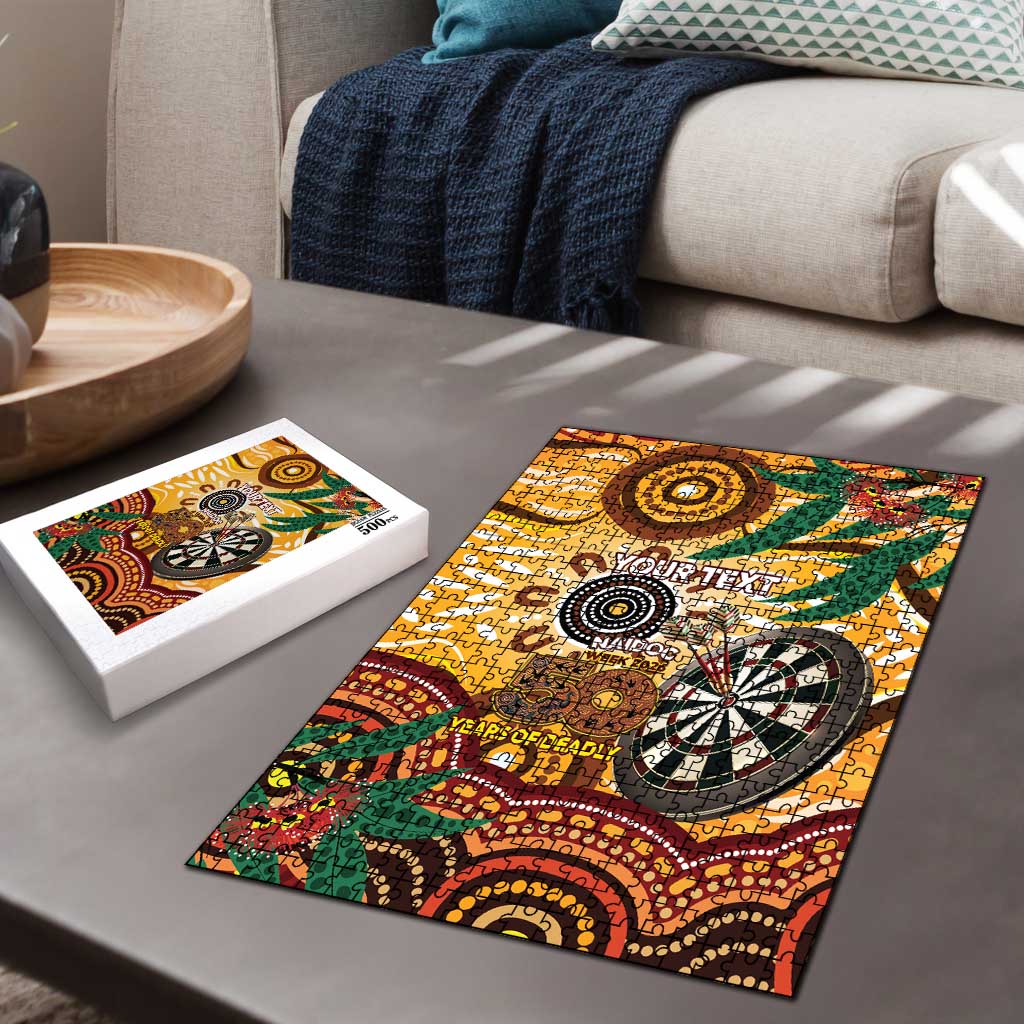 Darts Australia NAIDOC Week 2026 Personalised Puzzle 50 Years Deadly Eucalyptus Indigenous Art