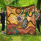 Darts Australia NAIDOC Week 2026 Personalised Quilt 50 Years Deadly Eucalyptus Indigenous Art
