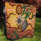 Darts Australia NAIDOC Week 2026 Personalised Quilt 50 Years Deadly Eucalyptus Indigenous Art