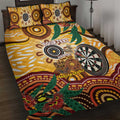 Darts Australia NAIDOC Week 2026 Personalised Quilt Bed Set 50 Years Deadly Eucalyptus Indigenous Art