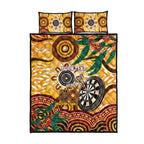 Darts Australia NAIDOC Week 2026 Personalised Quilt Bed Set 50 Years Deadly Eucalyptus Indigenous Art