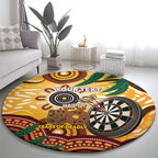 Darts Australia NAIDOC Week 2026 Personalised Round Carpet 50 Years Deadly Eucalyptus Indigenous Art