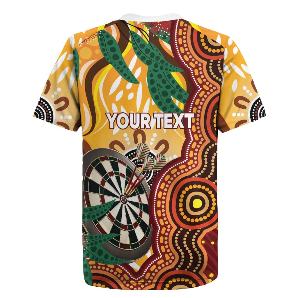 Darts Australia NAIDOC Week 2026 Personalised Rugby Jersey 50 Years Deadly Eucalyptus Indigenous Art