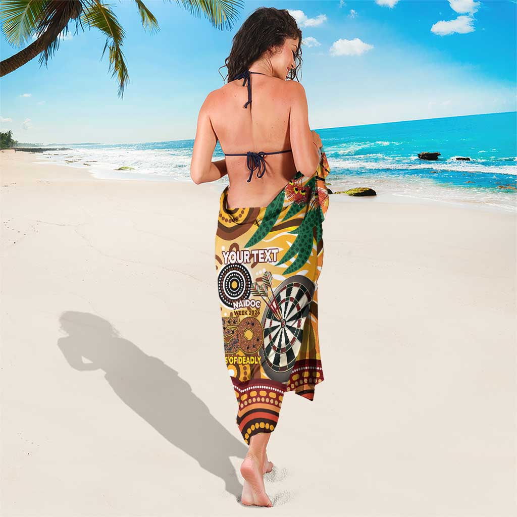 Darts Australia NAIDOC Week 2026 Personalised Sarong 50 Years Deadly Eucalyptus Indigenous Art