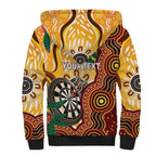 Darts Australia NAIDOC Week 2026 Personalised Sherpa Hoodie 50 Years Deadly Eucalyptus Indigenous Art