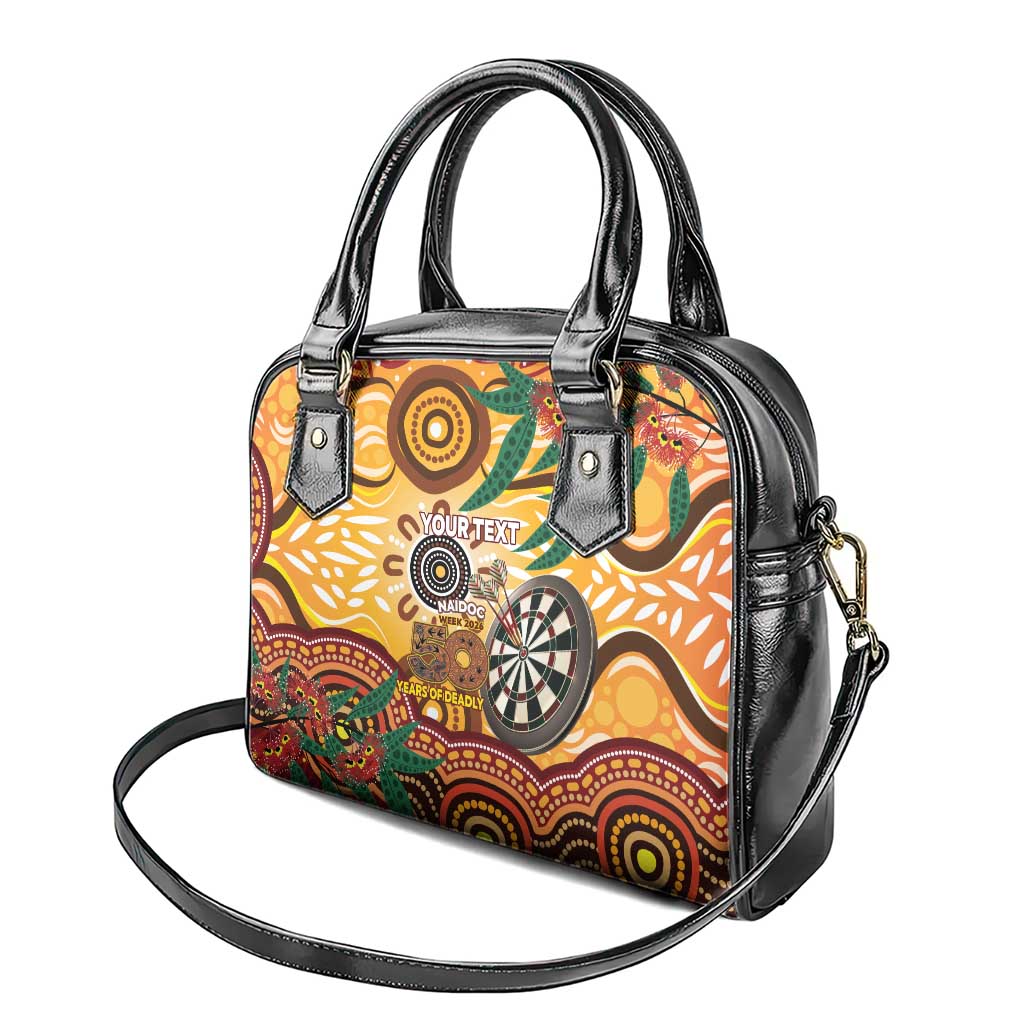 Darts Australia NAIDOC Week 2026 Personalised Shoulder Handbag 50 Years Deadly Eucalyptus Indigenous Art
