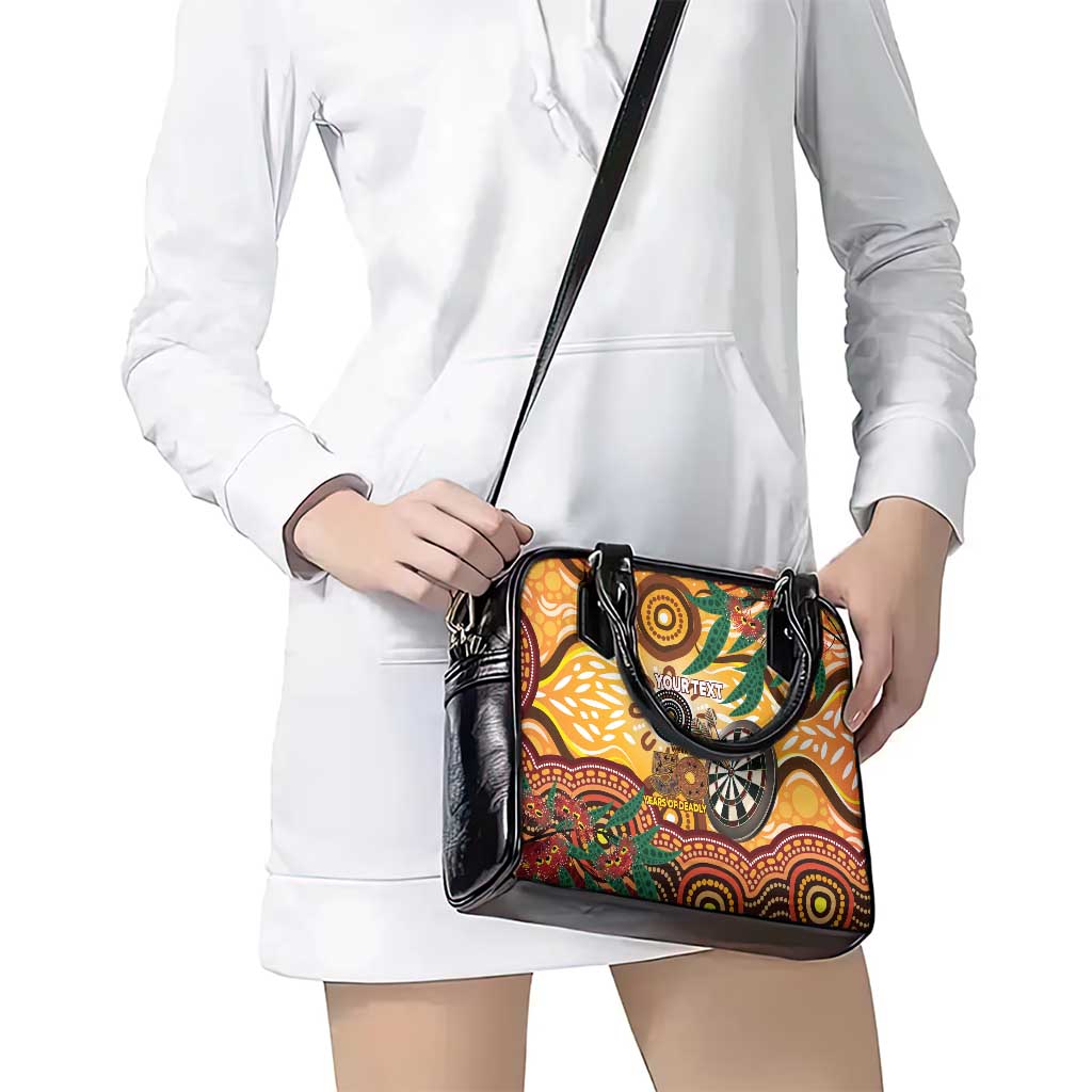 Darts Australia NAIDOC Week 2026 Personalised Shoulder Handbag 50 Years Deadly Eucalyptus Indigenous Art