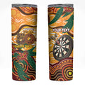 Darts Australia NAIDOC Week 2026 Personalised Skinny Tumbler 50 Years Deadly Eucalyptus Indigenous Art