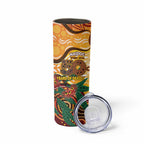 Darts Australia NAIDOC Week 2026 Personalised Skinny Tumbler 50 Years Deadly Eucalyptus Indigenous Art