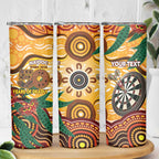 Darts Australia NAIDOC Week 2026 Personalised Skinny Tumbler 50 Years Deadly Eucalyptus Indigenous Art