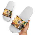 Darts Australia NAIDOC Week 2026 Personalised Slide Sandals 50 Years Deadly Eucalyptus Indigenous Art