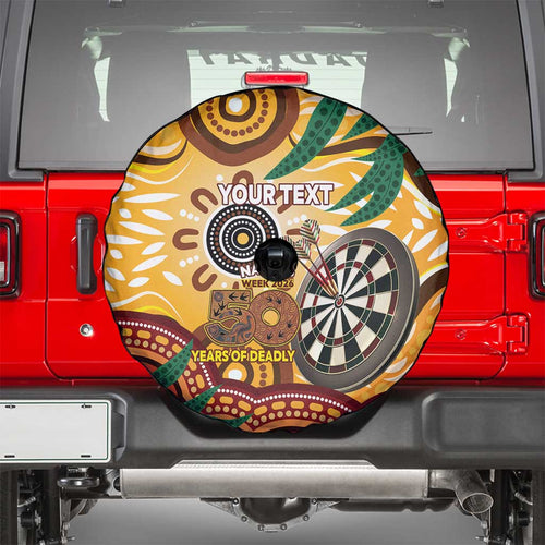 Darts Australia NAIDOC Week 2026 Personalised Spare Tire Cover 50 Years Deadly Eucalyptus Indigenous Art