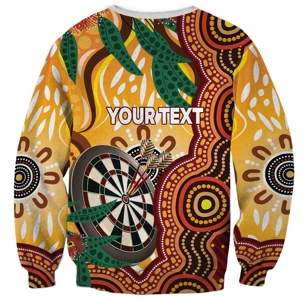 Darts Australia NAIDOC Week 2026 Personalised Sweatshirt 50 Years Deadly Eucalyptus Indigenous Art
