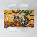 Darts Australia NAIDOC Week 2026 Personalised Tablecloth 50 Years Deadly Eucalyptus Indigenous Art
