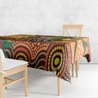 Darts Australia NAIDOC Week 2026 Personalised Tablecloth 50 Years Deadly Eucalyptus Indigenous Art