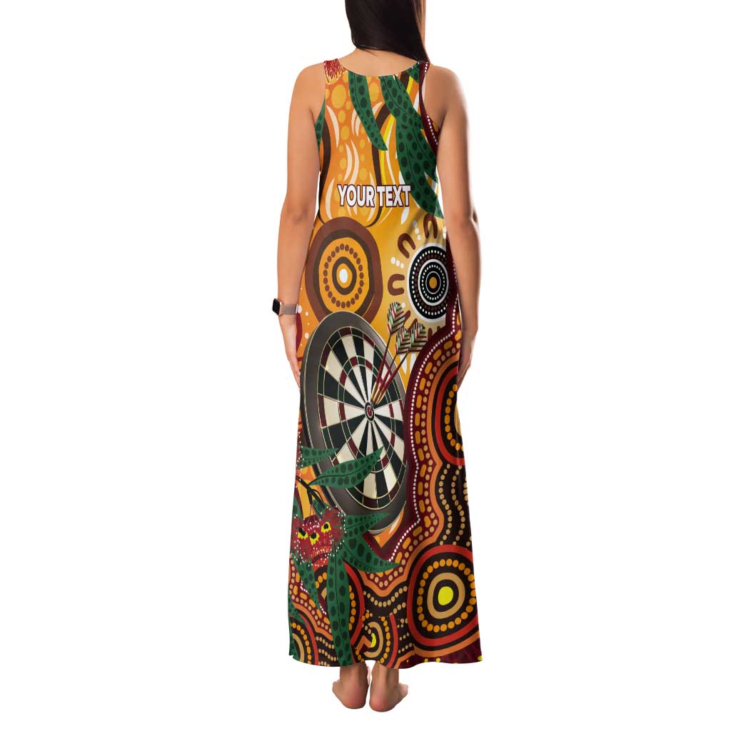Darts Australia NAIDOC Week 2026 Personalised Tank Maxi Dress 50 Years Deadly Eucalyptus Indigenous Art