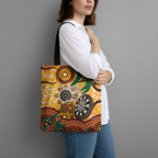 Darts Australia NAIDOC Week 2026 Personalised Tote Bag 50 Years Deadly Eucalyptus Indigenous Art