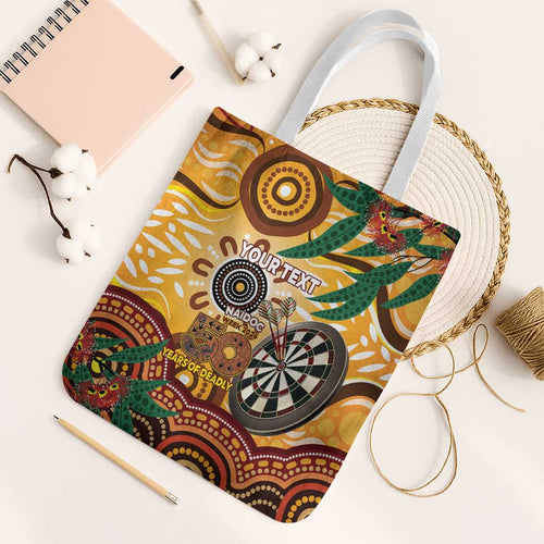 Darts Australia NAIDOC Week 2026 Personalised Tote Bag 50 Years Deadly Eucalyptus Indigenous Art