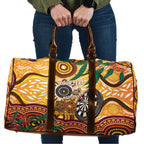 Darts Australia NAIDOC Week 2026 Personalised Travel Bag 50 Years Deadly Eucalyptus Indigenous Art