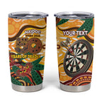 Darts Australia NAIDOC Week 2026 Personalised Tumbler Cup 50 Years Deadly Eucalyptus Indigenous Art