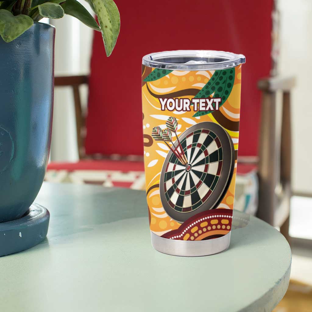 Darts Australia NAIDOC Week 2026 Personalised Tumbler Cup 50 Years Deadly Eucalyptus Indigenous Art