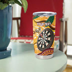 Darts Australia NAIDOC Week 2026 Personalised Tumbler Cup 50 Years Deadly Eucalyptus Indigenous Art
