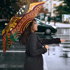 Darts Australia NAIDOC Week 2026 Personalised Umbrella 50 Years Deadly Eucalyptus Indigenous Art
