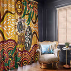 Darts Australia NAIDOC Week 2026 Personalised Window Curtain 50 Years Deadly Eucalyptus Indigenous Art