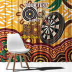 Darts Australia NAIDOC Week 2026 Personalised Window Curtain 50 Years Deadly Eucalyptus Indigenous Art