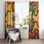 Darts Australia NAIDOC Week 2026 Personalised Window Curtain 50 Years Deadly Eucalyptus Indigenous Art