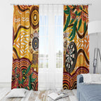 Darts Australia NAIDOC Week 2026 Personalised Window Curtain 50 Years Deadly Eucalyptus Indigenous Art