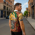 Darts Australia NAIDOC Week 2026 Personalised Zipper Polo Shirt 50 Years Deadly Eucalyptus Indigenous Art
