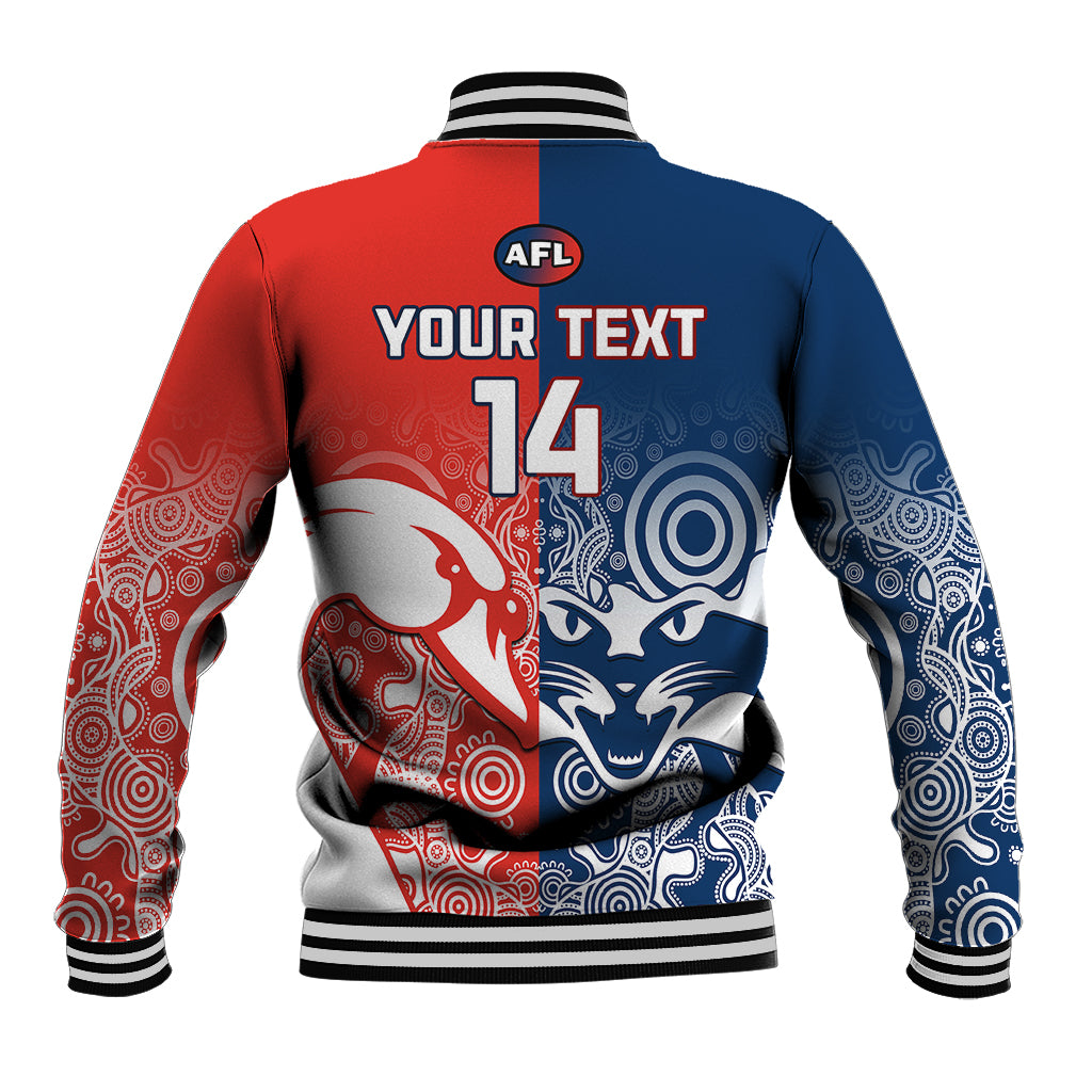 personalised-swans-and-cats-football-baseball-jacket-sydney-mix-geelong-indigenous