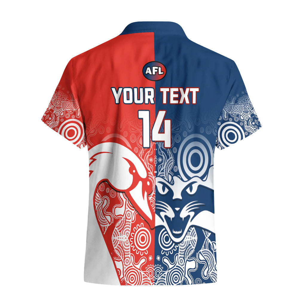 personalised-swans-and-cats-football-hawaiian-shirt-sydney-mix-geelong-indigenous