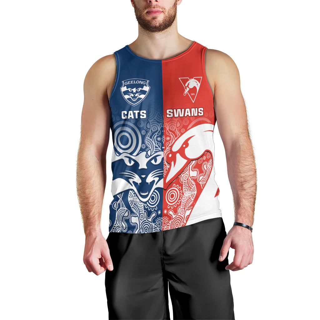 personalised-swans-and-cats-football-men-tank-top-sydney-mix-geelong-indigenous