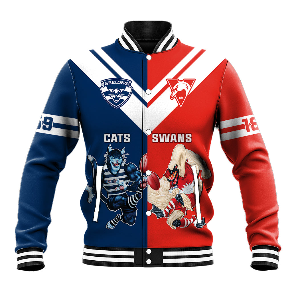 personalised-swans-and-cats-football-baseball-jacket-sydney-mix-geelong-sporty-version